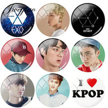 JWEIJIAO 2019 Kpop EXO Boys-Band Album Glass Cabochon Photo Dome Demo Flat Back Making Findings 2024 - buy cheap