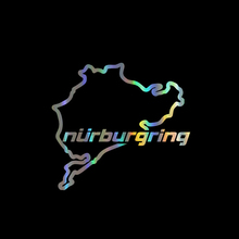 Car Sticker 3D 14cm*12.5cm Racing Road Racing Nurburgring Funny Stickers and Decals Vinyl Sticker On Car Styling 2024 - buy cheap