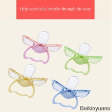 Safety pacifier pacifier food grade silicone cute baby imitation breast milk 4 colors imitation pollution pacifier 2024 - buy cheap