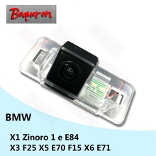 Para BMW X1 Zinoro 1 e E84 X6 E71 X3 F25 X5 E70 F15 HD CCD Visão Noturna Reversa Estacionamento câmera de Visão Traseira Do Carro de Backup Câmera 2024 - compre barato