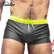 Taddlee-bañadores para hombre, ropa de baño de marca, Bóxer, bañadores, pantalones cortos de Surf, Gay, talla europea 2024 - compra barato