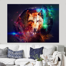 Abstract Watercolor Wolf Animals Canvas Painting Hd Print Wall Art Picture for Bedroom Nursery Baby Room Decor Posters No Framed 2024 - buy cheap