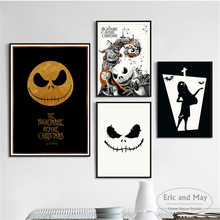 Nightmare Before Christmas Figures Posters And Prints Wall Art Canvas Painting For Living Room Decoration Home Decor Unframed 2024 - buy cheap