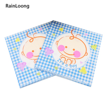 RainLoong-Servilleta de papel alegre Para niños, decoración de pañuelos, Guardanapo, 33cm x 33cm, 1 paquete (20 unids/paquete) 2024 - compra barato