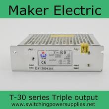 30W triple output Power supply  5V 12V -5V  swithcing power supply T-30A high quality two years warranty 2024 - buy cheap