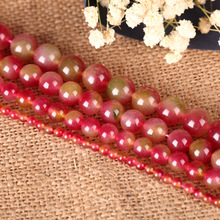 1 Strand Natural Stone Watermelon Crystals Round Loose Beads 3 4 6 8 10 12MM Pick Size for DIY Baeding Jewelry Making Findings 2024 - buy cheap