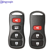 jingyuqin 10p 3 Button Remote Entry Car Key Fob Shell Case Cover For Nissan Armada Xterra Pathfinder Frontier Quest Titan Murano 2024 - buy cheap