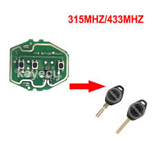 KEYECU 10PCS New EWS Remote Control Circuit Board for BMW 3 Button 315/433MHz Without Key Shell 2024 - buy cheap