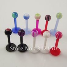 SaYao 100pcs Free Shipping 16G Soft Flexible Lip Ring Mixed Colors Lip Ring,Fashion Body Jewelry labret Body Piercing Jewelry 2024 - buy cheap