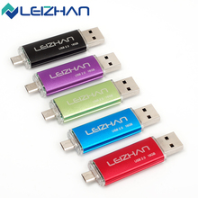 LEIZHAN USB Flash Drive OTG Pendrive Smartphone 4GB 8GB 16GB 32GB Pen Drive USB 2.0 Flash Drive Customized Memory Stick U Stick 2024 - buy cheap
