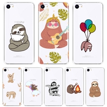 Силиконовый чехол для Meizu U10 U20 Pro 6 7 Plus Kawaii Sloth Funny Soft Back Cover For Meizu 16th 16x15 Lite 16 Plus, чехол для телефона 2024 - купить недорого