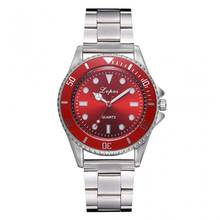 Leisure Men Business Quartz Watch Analog Steel Belt Wrist Watch Modern Fashion Luxury Red High Quality Casual Quartz Watch 2024 - buy cheap
