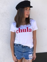 Новое поступление, футболки Chula, мексиканские рубашки, рубашки для латины, футболка Chula с принтом, женские крутые футболки, женские рубашки, футболка с круглым вырезом 2024 - купить недорого