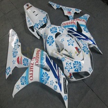 Kit de carenagens de motocicleta para cbr1000rr, 2006, 2007, cbr 1000rr, com molde injetor, azul e branco, m2 2024 - compre barato