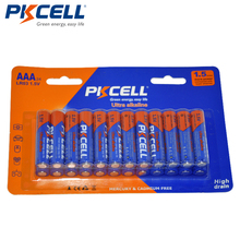 24pcs/card PKCELL LR03 AAA 1.5V Alkaline Batteries Single Using Electronic thermogun,Flashlights, Watches ,Remotes control 2024 - buy cheap