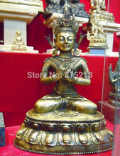 bi00837 Old 20" China gilt bronze copper Buddhism VAJRASATTVA buddha Sculpture statue 2024 - buy cheap