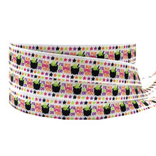 '' I'll PUT A SPELL On You'' Print Fold Over Elastic FOE Ribbon For Girl Hair Tie DIY Head Wear Decorate Accessory 16mm 10Y 2024 - buy cheap