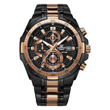 Casio Luxury Men's Watch Men's Sports New Stereo Dial Racing Quartz Watch Black Plate Steel Belt EFR-539BKG-1A Relogio Masculino 2024 - buy cheap