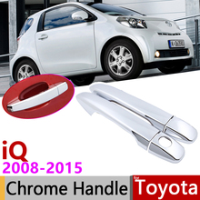 for Toyota iQ AJ10 10 2008~2015 Chrome Door Handle Cover Car Accessories Stickers Trim Set 2009 2010 2011 2012 2013 2014 2024 - buy cheap