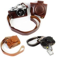 Digital Camera Leather Case Cover for Olympus EM10II E-M10II Camera Short Focus Case Charging Directly 2024 - buy cheap