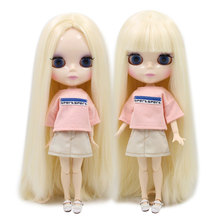 ICY DBS Blyth doll bjd toy blonde ivory straight hair white skin joint body 1/6 30cm BL0510 2024 - buy cheap