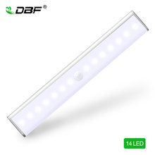 [DBF]LED IR Infrared Motion Detector Wireless Sensor Lighting LED Wall Lights Closet Night Battery Lamp Cabinet Wardrobe Light 2024 - buy cheap