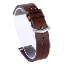 Fashion Wax Oil Skin Watch Straps Vintage Genuine Leather Watchband Calfskin Watch Straps 18mm 20mm 22mm 2024 - buy cheap