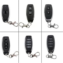 10 lâmpadas 1 2 3 4 teclas de número 4 canais transmissor rf controle remoto sem fio, 315/433.92 mhz/lâmpada/porta de garagem/venezianas