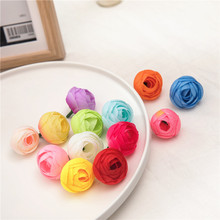 20pcs  3.5CM 10colors Artificial Simulation Silk Camellia tea rose Flower Headware Wedding Diy Jewelry 2024 - buy cheap