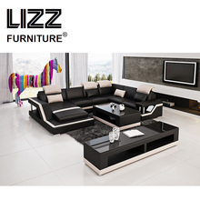 Мебель для дома из натуральной кожи секционная Набор для Гостиная современный диван угловой диван 2024 - купить недорого