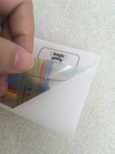 1000pcs Free shipping custom self adhesive transparent sticker clear PET sealing label bottle cosmetic removable seal 220*60mm 2024 - buy cheap