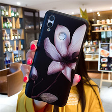 Красивый чехол для Huawei P20 lite P30 P10 lite 3D Рельефный цветочный чехол для телефона Huawei Honor 8 9 Mate 10 20 Lite 8X 8C 8A чехлы 2024 - купить недорого
