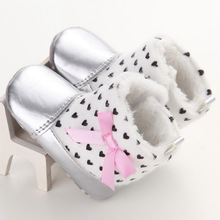 Foreign trade fashion female baby 0-1 winter warm baby toddler shoes 2024 - buy cheap