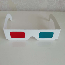Gafas 3D Anaglyph de papel Universal, gafas 3D Rojas/azules para Video de película EF 2024 - compra barato