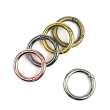 3Pc Open Loose Leaf Book Binder Hinged Rings 25mm Ring Buckle Metal Craft Scrapbook Album Circle Clip For Keychain Climbing Ring 2024 - buy cheap