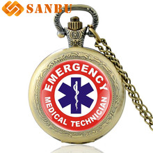 New Fashion EMT Emergency Medical Technician Quartz Pocket Watch 2024 - buy cheap