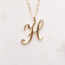 Small letter Label Simple Initial Logo alphabet H Necklace Fashion Symbol English Initials Letters Charm Pendant Jewelry 2024 - buy cheap