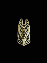 Trendy high quality Belgian Malinois  brooch  plated silver  fashion jewelry wholesale 2024 - buy cheap