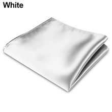 Pañuelo de satén de Color sólido para hombre, pañuelo cuadrado de bolsillo para fiesta de boda 2024 - compra barato