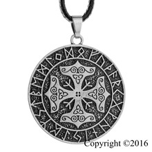 10pcs Norse Vikings Amulet Pendant Norse Cross RUNE Necklace Pendant Original Jewelry 2024 - buy cheap