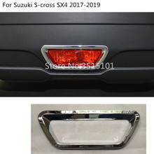 Car Style Cover Detector ABS Chrome Lamp Rear Tail Brake Stoplight Trim Frame 1pcs For Suzuki S-Cross Sx4 2017 2018 2019 2020 2024 - buy cheap