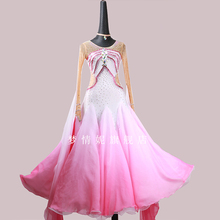 Personalizado novo vestido de dança de salão, vestido padrão para competição de dança de salão valsa, customizado md1136 2024 - compre barato