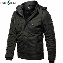 Men Winter Warm Outwear Mens Windproof Hood Jacket Casual Parkas Cotton Coat 2024 - buy cheap
