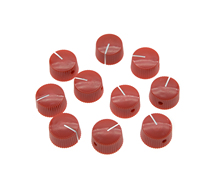 KAISH 10pcs Red Vintage Style Barrel Guitar AMP Knob Amplifier Knobs 2024 - buy cheap