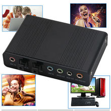 1 Set USB 5.1 Channel External Optical Audio Fiber Sound Card S/PDIF for Laptop PC C26 2024 - buy cheap