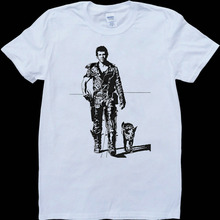 Mad Max Mel Gibson-Camiseta de manga corta de algodón para hombre, Camiseta de cuello redondo, camisetas geniales, Hip Hop 2024 - compra barato