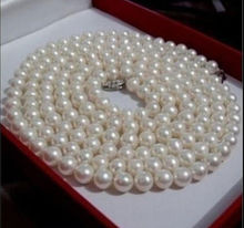 32''AAA 8-9MM SOUTH SEA GENUINE WHITE PEARL NECKLACE White^^^@^Noble style Natural Fine jewe FREE SHIPPING 2024 - buy cheap
