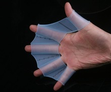 Aletas de silicona para nadar de Gel de sílice para manos, guantes de Palma Webbed, aletas de natación, pulseras con aleta 2024 - compra barato