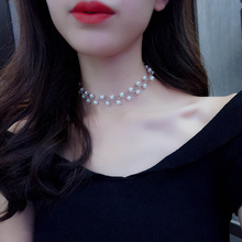 Korean version of the clavicle chain female necklace with a simple short paragraph necklace neck necklaces jewelry necklaces 2024 - buy cheap