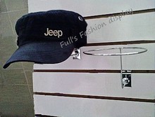 Wholesale Metal Multi-functional hanging hat rack groove board cap bracket  wig / ball / hat display stand rack 100pcs 2024 - buy cheap